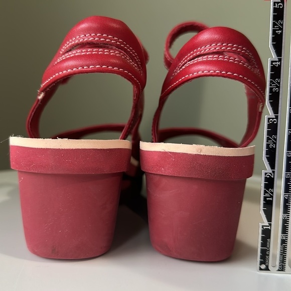 Camper Women's Beetle Ada Wedge Leather Strappy Lightweight Sandal Size 35 US 5 - Picture 9 of 15